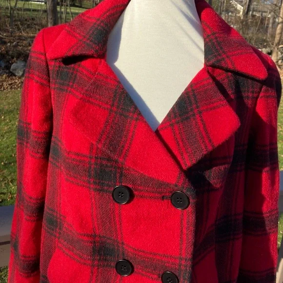 Talbots Plaid Christmas Blazer jacket - Picture 3 of 8